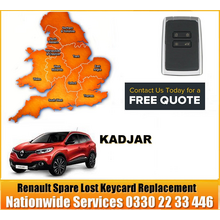 2016 Renault Kadjar, 4 Button Key Fob, Replacement, Spare, Lost,  Not Locking Not Unlocking, image 