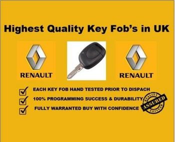 Renault Clio 1 Button Remote Key Fob Brand new ready to program 2001-2006