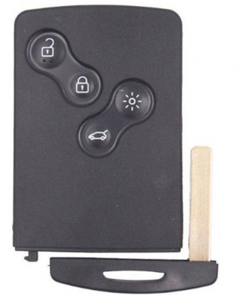 4 Button Remote Keycard for Renault Genuine Renault Laguna III /Megane III / Scenic III Key Card (285975779R)