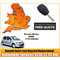 Renault Modus Key Cut Blade and 3 Button Remote 2009, image 